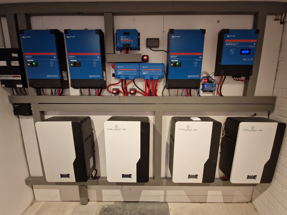 Victron en 123accupack.com systeem 40Kwh - 15Kva